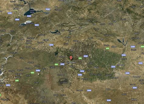 Diyarbakır uydu görüntüsü 2020